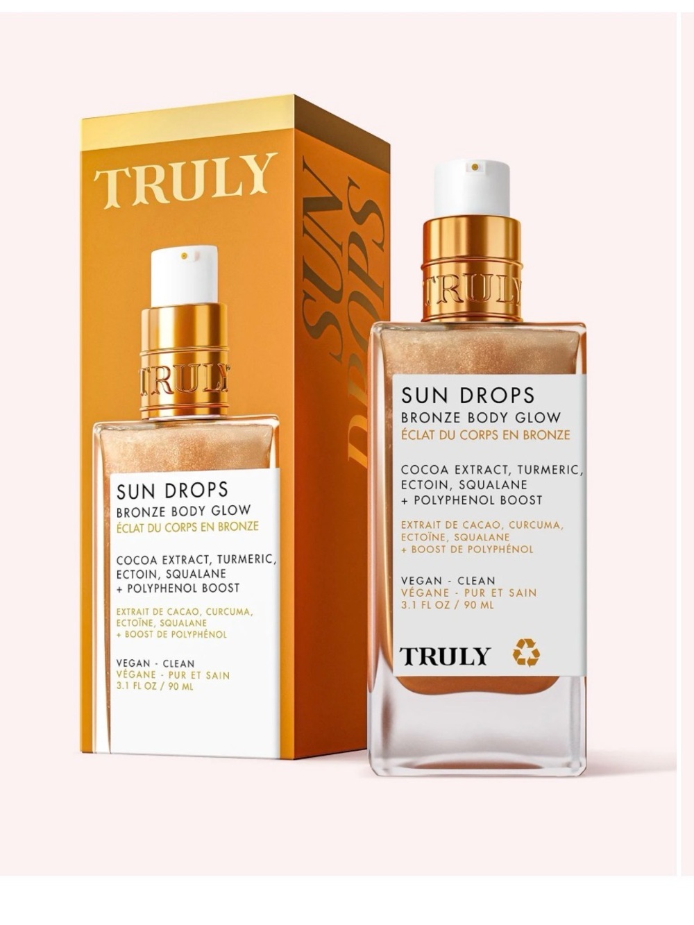 TRULY Sun drops bronze, body glow